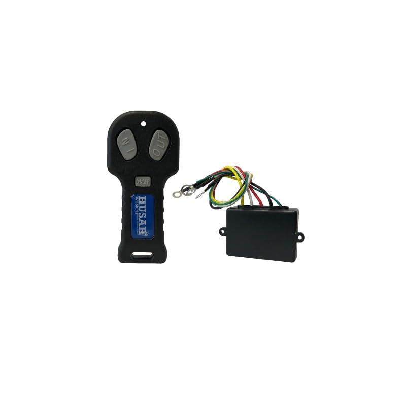 Télécommande Sans Fil Husar Winch 24V - Portée 40 M - Universelle Pour Treuils Électriques Off-Road - Contrôle à Distance Fiable Et Robuste