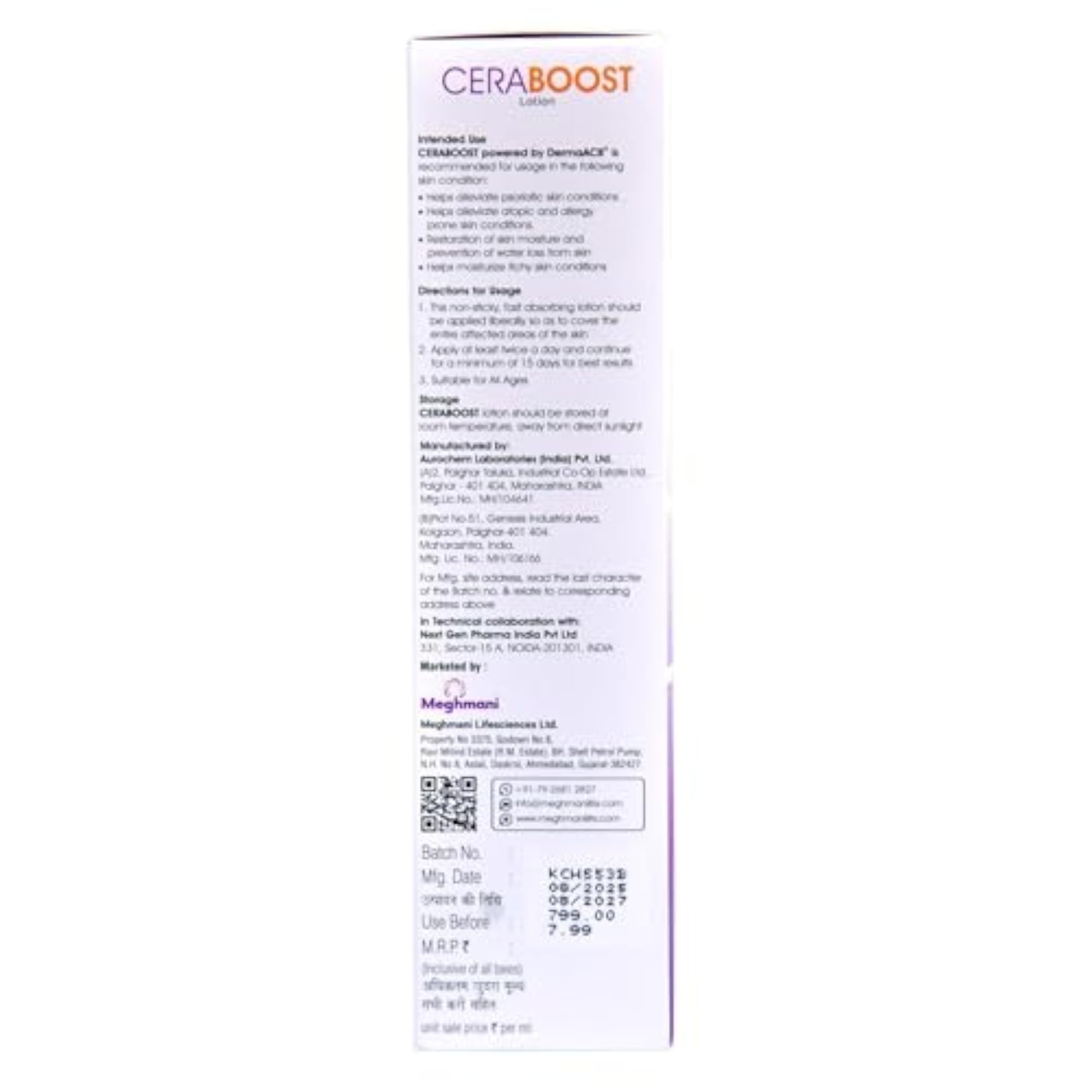 Ceramide Repair Lotion, Lightweight & Fast Absorbing