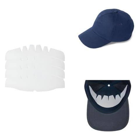 Shapers Image 4Pk White Baseball Caps Crown Inserts Shapers for Fitted Caps and Snapback Hats Cover