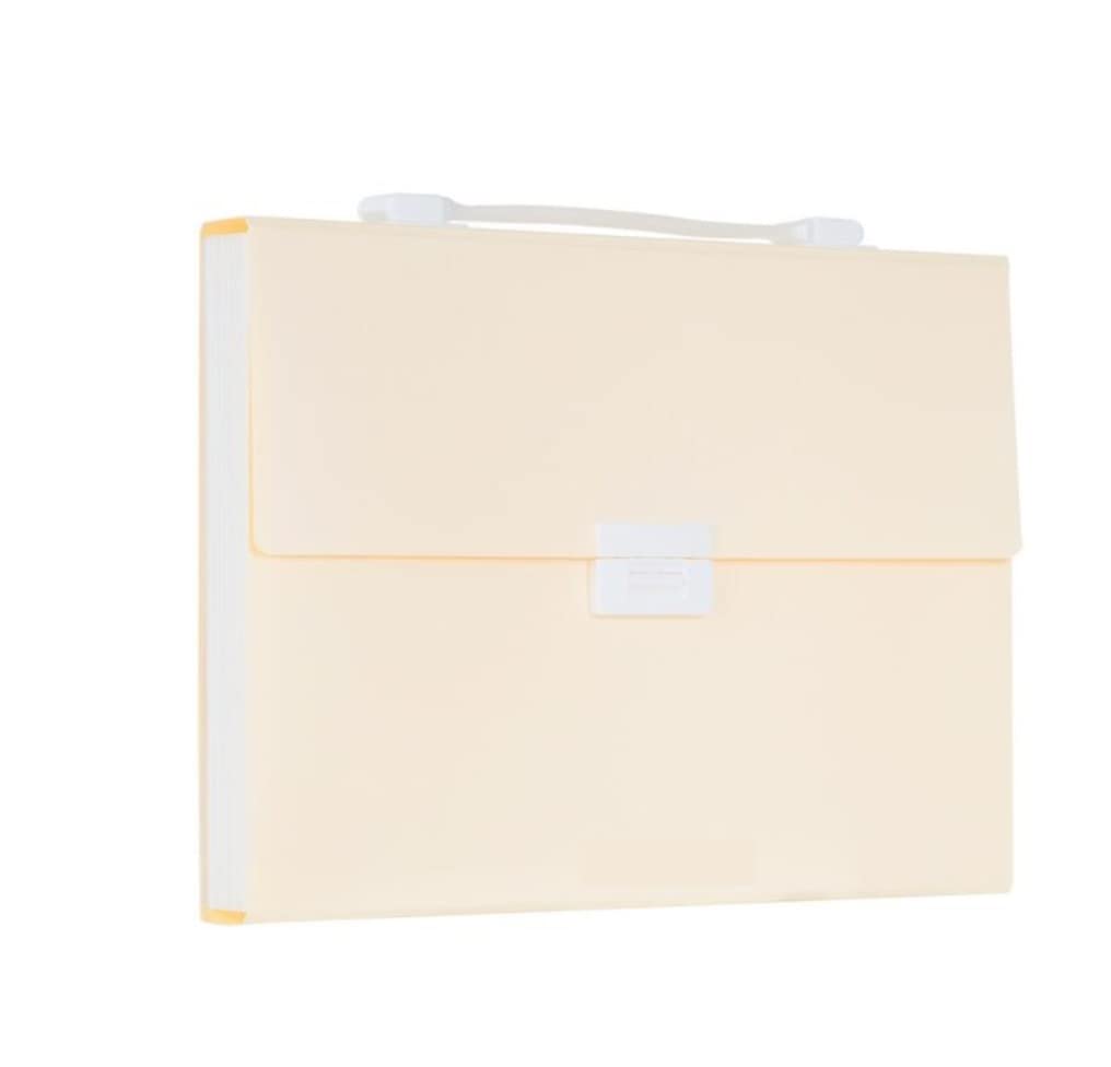Carpeta Carpeta de Archivos Carpeta A4 de 2 Piezas Bolsa de órganos Multicapa Libro de información Clasificación Prueba Bolsa de Papel Caja de Almacenamiento Carpetas de papelería multifunci