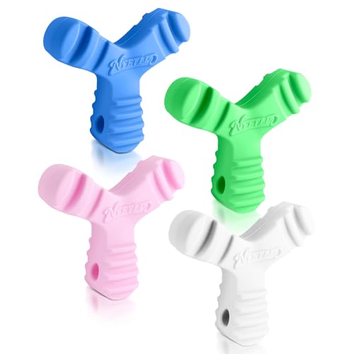 Chewies for Invisalign Aligners Orthodontic Aligner Chewies Durable Aligner and Retainer Tray Seaters Medical Grade Silicone (Pack of 4) (Multicolors)