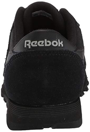 Image of Reebok Boy's Classic Nylon Sneaker, Black /Carbon, 1