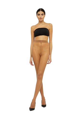 Image of Wolford Nude 8 Denier Sheer Tights for Women Ultra-Thin Comfortable Hosiery Elegant Pantyhose for Everyday Wear