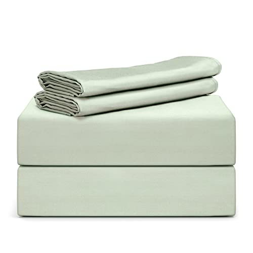 TAFTS Bamboo Sheets King Size Bed Sheets - 100% Organic Bamboo Sheet Set - 400TC Bamboo Bed Sheets - 4 Piece Set - 17â€ Deep Pockets- Silk Feel, Cooling, Double Stitched, Hypoallergenic (Sage Green)