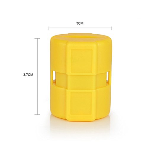 Iroch Magnetic Fuel Saver Car Power Saver Xp-2 Vehicle Magnetic Fuel Saving Economizer Fuel Saver (Yellow) #TOP3
