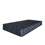 マットレス シングル ベットマットレス ポケットコイル 極厚21cm 高反発 高密度 体圧分散 寝返りサポート やや硬め 通気性 抗菌防臭 圧縮梱包 (ブラック, シングル)