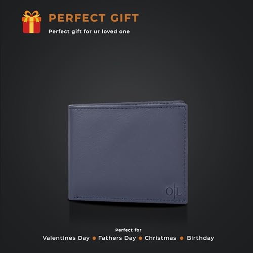 Image of Oak Leathers Leather Wallet for Men - RFID Bifold Wallets with 9 Credit Cards 1 ID Window Slim Minimalist Front Pocket Gift For Men