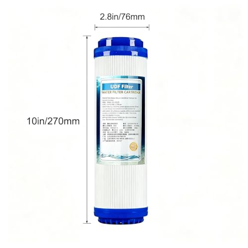 Filtre UDF 10 pouces anti odeur et chlore pour boîtier de filtration à sédiments - 3