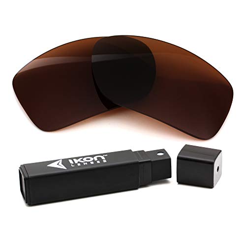 IKON LENSES Polarized Replacement Lenses For Maui Jim Peahi MJ202 Sunglasses (Brown/Bronze)