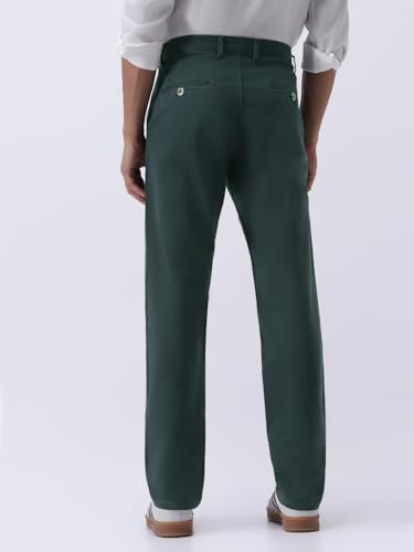 Image of Urbano Fashion Men's Regular Fit Mid Rise Cotton Casual Chinos Trousers Stretch