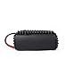 Punk Rock Studded Clutch Bag, Black Faux Leather with Metal Spike Design, 9.1x5.1x3.9 Inches, Zippered Compartments, Urban Fashion Statement Piece