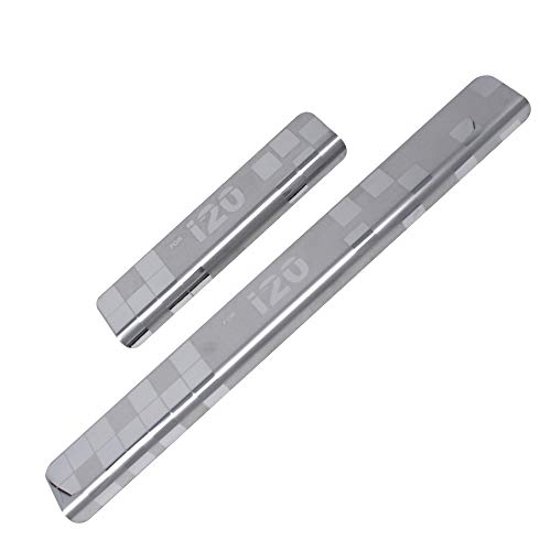 Image of Galio Car Footsteps Scuff Plate Sill Guard Stainless Steel (After-Market) Compatible with i20 (2020 /21)