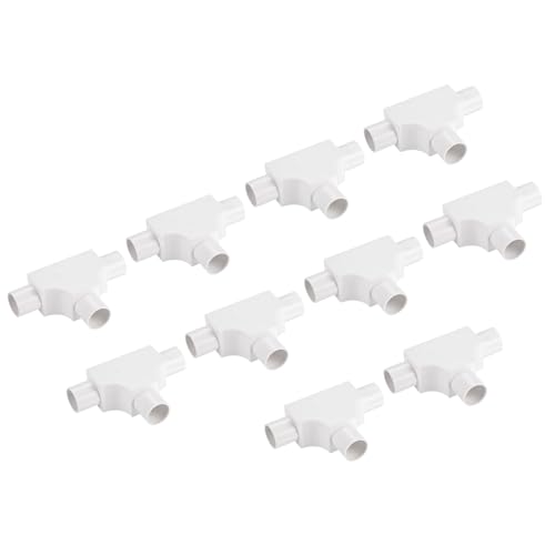 Caja de alambre en T de PVC 20 mm para organizar cables en el hogar
