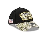 Farbe: Schwarz New Era NFL21 Salute to Service 39Thirty Cap New Orleans Saints Schwarz Camouflage, Size:L/XL