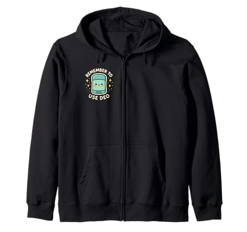 Desodorante Remember To Use Deo Personaje Divertido Sudadera con Capucha