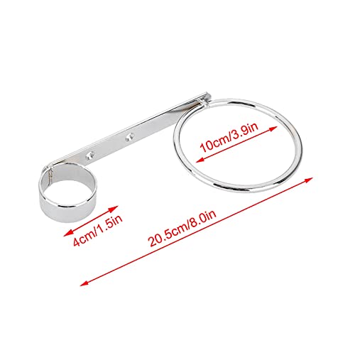 Suporte para secador de cabelo, suporte de secador de cabelo montado na parede, suporte de ferro par