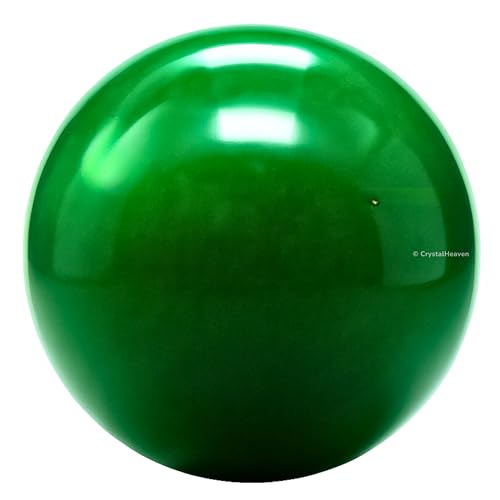 Image of Certified Dark Green Aventurine Crystal Ball for Meditation - Premium Crystal Vastu Items for Home and Feng Shui Items for Good Luck - Ideal for Pooja Supplies and Spiritual Practices (1 Inch)