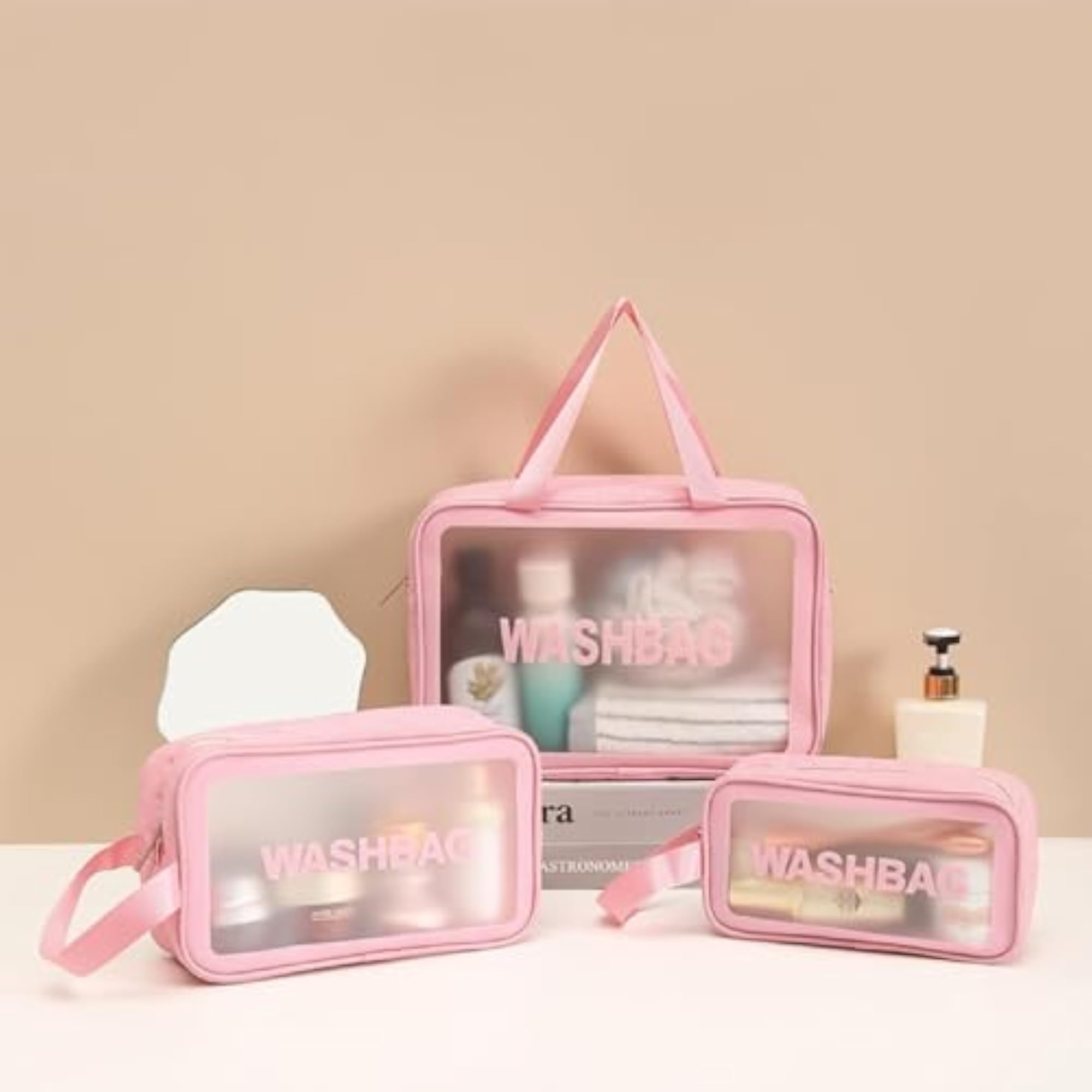 Makeup Pouch Travel Toiletries Organizer Cosmetic Bags
