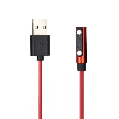 Aliwisdom Cargador universal de reloj inteligente magnético de 2 pines, accesorios de reloj inteligente, cable de carga magnético compatible con 7,5 mm a 8 mm, paso de carga de 2 pines (1 unidad)