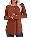 Long Sleeve Tops for Women Trendy 2025 Fall Fashion Halloween Sweaters for Women Work Blouses Tunic Tops Loose Fit Teacher Shirts M