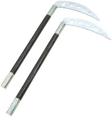 Fighter Warrior Kama Set, Black Jewel, 12 Inch