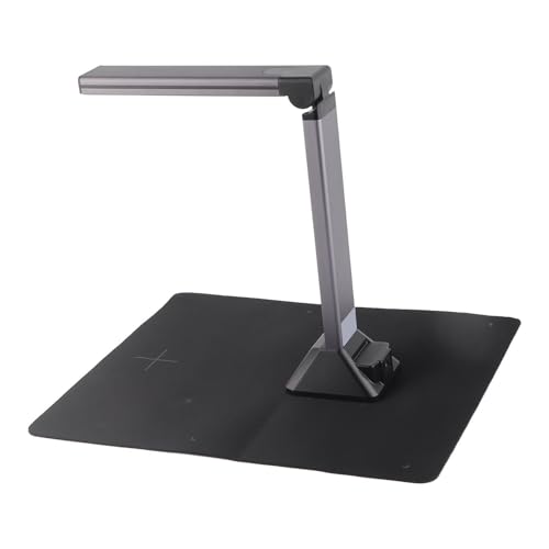 SENECESLI Escáner de Documentos S550 Plegable para el Hogar, la Educación y Entornos Profesionales como Derecho y Finanzas Escáner de Libros USB de 5 MP con Sensor CMOS Luz LED para