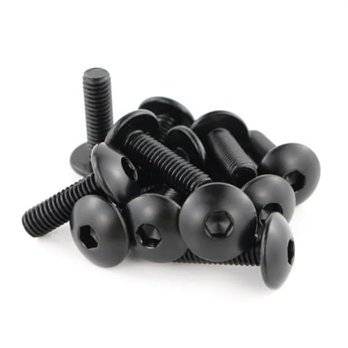 Kit boulons de carénage DL650 V-Strom 650 2004-2011 vis de carrosserie noires acier - 2