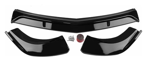 Spoiler de pare-chocs avant W204 finition Glossy Black pour Benz C200 C300