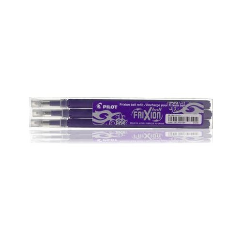 Recharges FriXion Ball Pilot violettes BLS-FR7 lot de 12 rollers