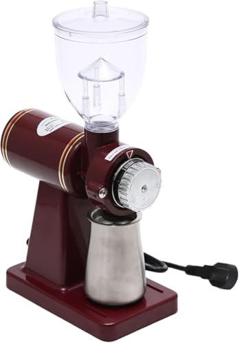 Barino コーヒーグラインダ 電動コーヒーグラインダー 美味しい珈琲を簡単に 8段調整 大容量コーヒーミル 粉末 家庭用 一台多役 豆挽き 緑茶 山椒 お米 業務用 お手入れ簡単 コーヒー店 ケーキ店 ドーナツ店 コーヒー豆グラインダー 電動 (パウダ