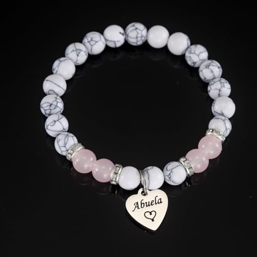 abuela bracelets for women from grandkids best abuela charm mothers day jewelry gift for abuela birthday3