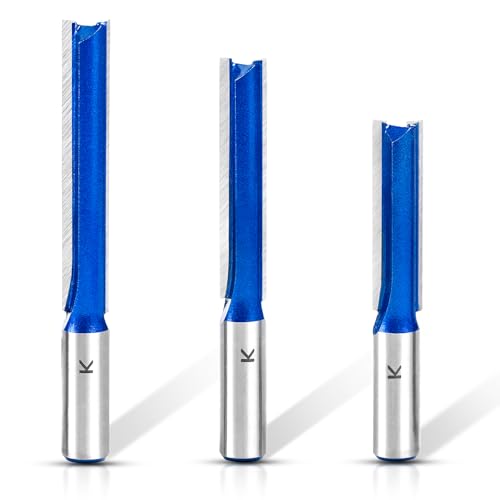 RURITKIT Router Bits - 3 Piece Long Straight Set -14 RURITKIT Router Bits - 3 Piece Long Straight Set -14