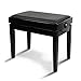 XIAOPENG Sgabello per Pianoforte a Saollevamento Automatico Idraulico con Panca per Pianoforte Regolabile con Comodo Cuscino Morbido Altezza di Sollevamento di 10 Cm