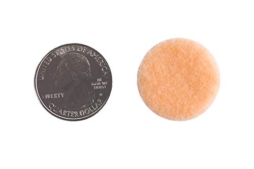 Image of Playfully Ever After Peach Craft Felt Circles (1 Inch - 100pc)