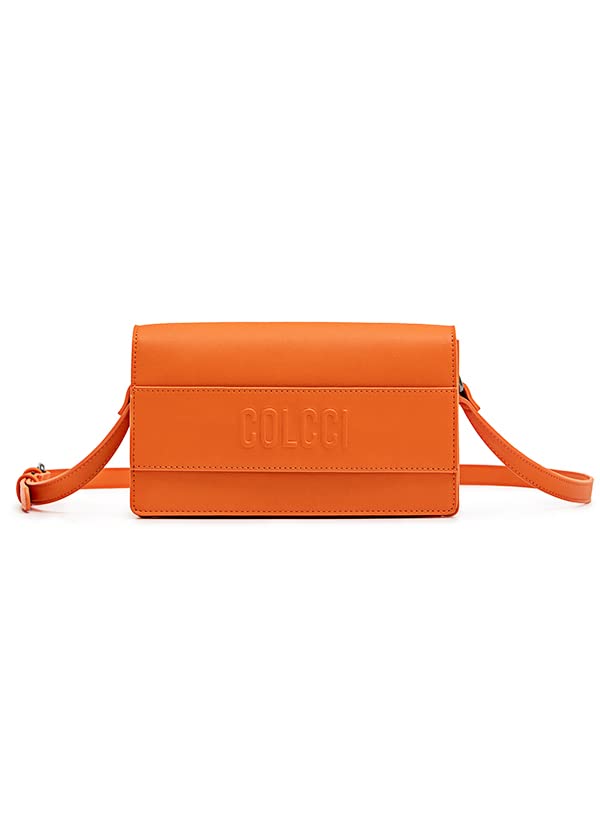 Bolsa Crossbody relevo Colcci feminino Laranja Russet U