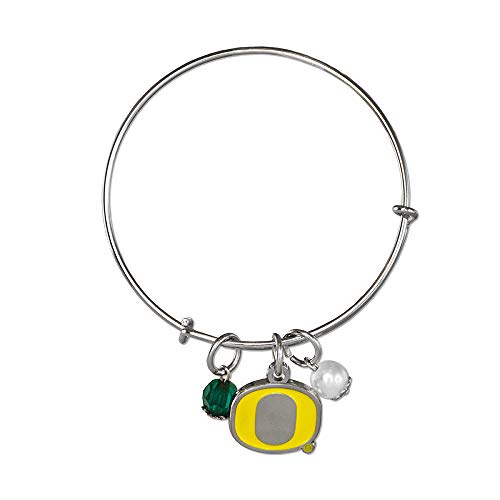 Fan Frenzy NCAA Oregon Bangle Bracelet