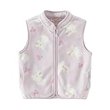 DAVE&BELLA Toddler Vest for Girls Boy, Sleeveless Sherpa Fleece Vest Fall Winter Button Down Waistcoat Outerwear