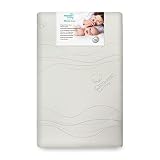 Wonder Dream Mini Crib Mattress, Organic Cotton, 100% Breathable, Non Toxic, No VOC's, Hypoallergeni