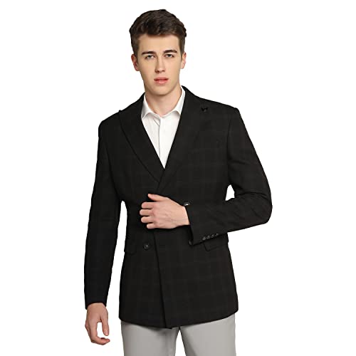 Image of blackberrys Men's Slim Blazer (BP-CH-OARK2# Black 48)