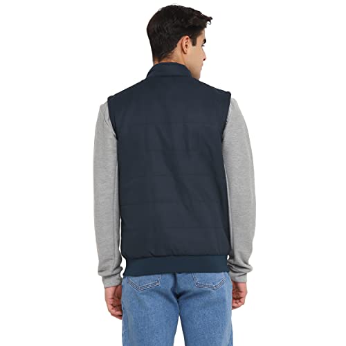 Image of Red Chief Men Regular Fit Polyester Full Sleeve Solid Standard Length Casual Jacket