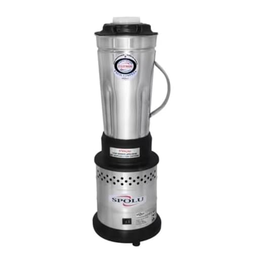 Liquidificador Industrial Alta Rotação 2 Litros 800w Inox Spolu 220v Mb SHOPP