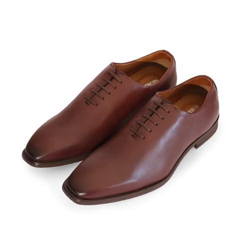 Image of ''Premium Men's Leather Lace Ups for Office & Casual Wear | Lightweight Comfort Sole | Handcrafted Stylish Shoes for Everyday Use inch