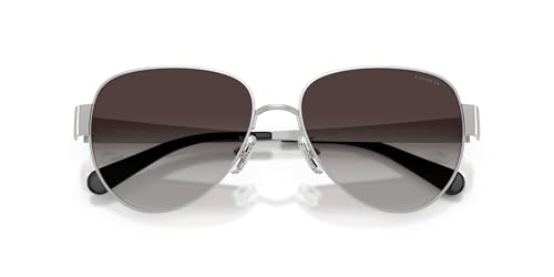 Image of Coach womens Hc7186 Aviator Sunglasses