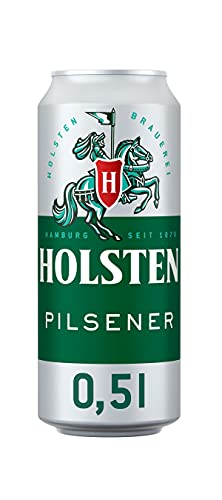 Holsten Pilsener 4,8 % Vol. Premium Pils l |24 Dosenbiere 0,5 L mit erfrischend feinherbem Geschmack | Bierdose Einweg… - Image 5