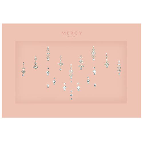 Priyanka Silver Bindis ✮ MERCY LONDON Crystal Indian Bindi Face Jewels Gold Silver Multi Packet Bridal
