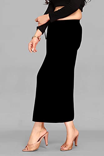 Image of Side Rope Saree Shapewear, Petticoat, Skirts for Women Polylycra Saree Shaper for Saree Dress