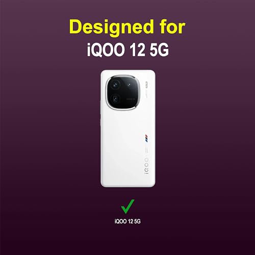 Image of Zapcase Back Case Cover for iQOO 12 5G | Compatible for iQOO 12 5G Back Cover | Liquid Silicon Magic Case with Camera Protection | Lavender