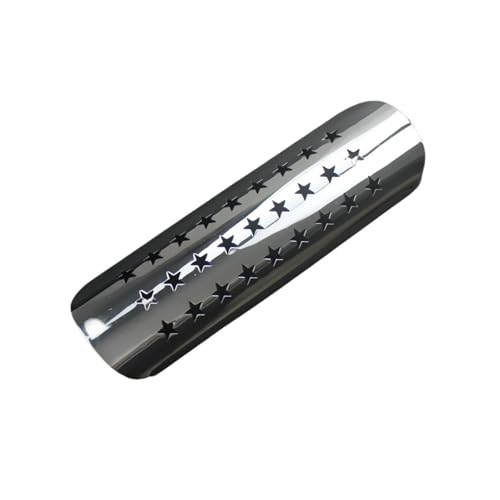 Cubierta protectora térmica de escape universal con acabado cromado de alta gama
