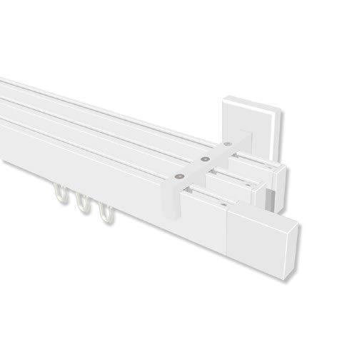 Interdeco Innenlaufstange Eckig (Deckenbefestigung) Kantige