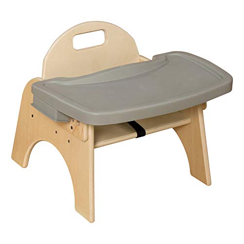 Sprogs Wooden Toddler Chair with Adjustable Tray for Home/Preschool/Daycare (7
